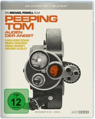 Peeping Tom - Augen der Angst (1960) (Édition Collector, Version Restaurée, 4K Ultra HD + Blu-ray)