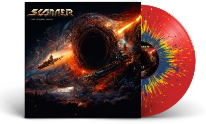 Scanner - Cosmic Race (ROAR! ROCK OF ANGELS RECORDS IKE, Red/Yellow/Blue Splatter Vinyl, LP)