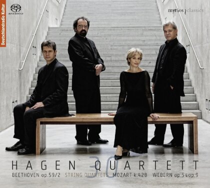 Hagen Quartett, Ludwig van Beethoven (1770-1827), Wolfgang Amadeus Mozart (1756-1791) & Anton von Webern (1883-1945) - Hagen Quartett 30 (2023 Reissue)