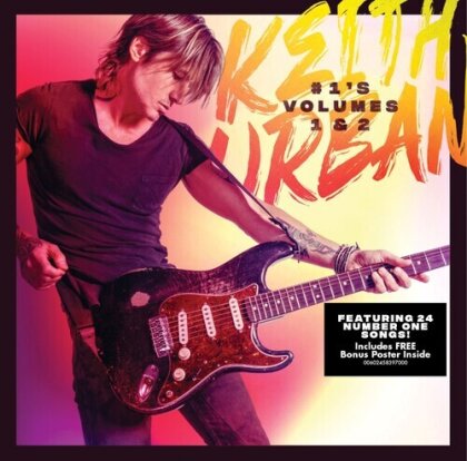 Keith Urban - #1'S Volumes 1 & 2 (Poster, Édition Limitée, 2 CD)