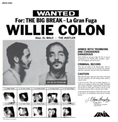 Willie Colon - La Gran Fuga (2023 Reissue, LP)