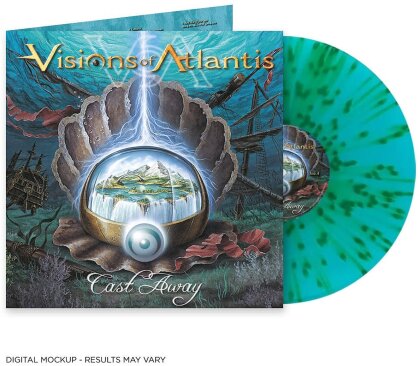Visions Of Atlantis - Cast Away (2023 Reissue, Napalm Records, Türkis-Grünes Vinyl, LP)