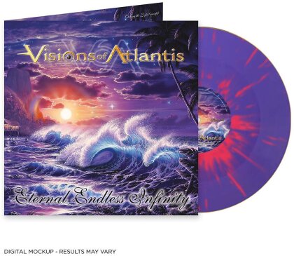 Visions Of Atlantis - Eternal Endless Infinity (2023 Reissue, Napalm Records, Rot-Lila Vinyl, LP)