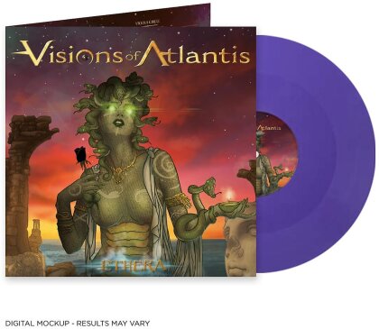 Visions Of Atlantis - Ethera (2023 Reissue, Napalm Records, Lila Vinyl, LP)