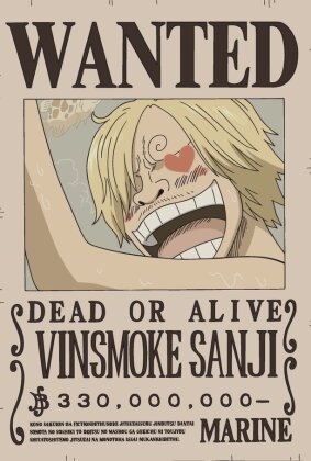 One Piece: Sanji - Wall Light Led - 30cm