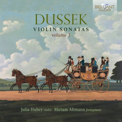 Johann Ladislaus Dussek (1760-1812), Julia Huber & Miriam Altmann - Violin Sonatas Vol. 3