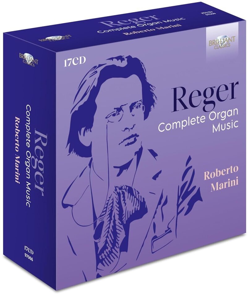 Max Reger (1873-1916) & Roberto Marini - Complete Organ Music (17 CDs)