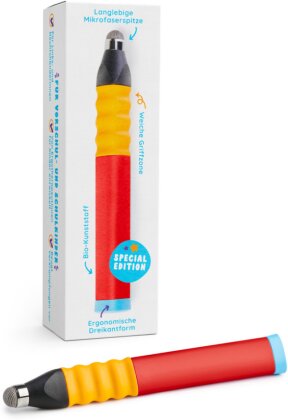 Edurino Eingabestift rot, d - ergonomischer Griff, weiche