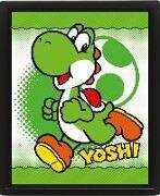 Super Mario (Mario Yoshi Flip) - Framed