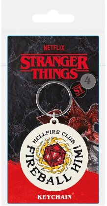 Stranger Things 4: Fireball Him - PVC Keychain