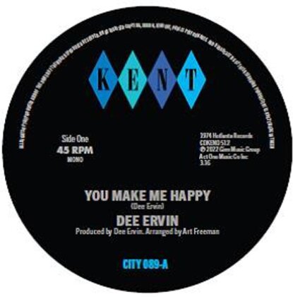 Dee Ervin - You Make Me Happy / Give Me One More Day (7" Single)