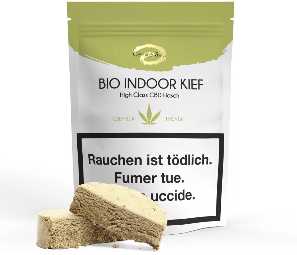 Genuine Swiss ~ Bio Indoor Kief (6g) - (CBD: 21%, THC: <1%)