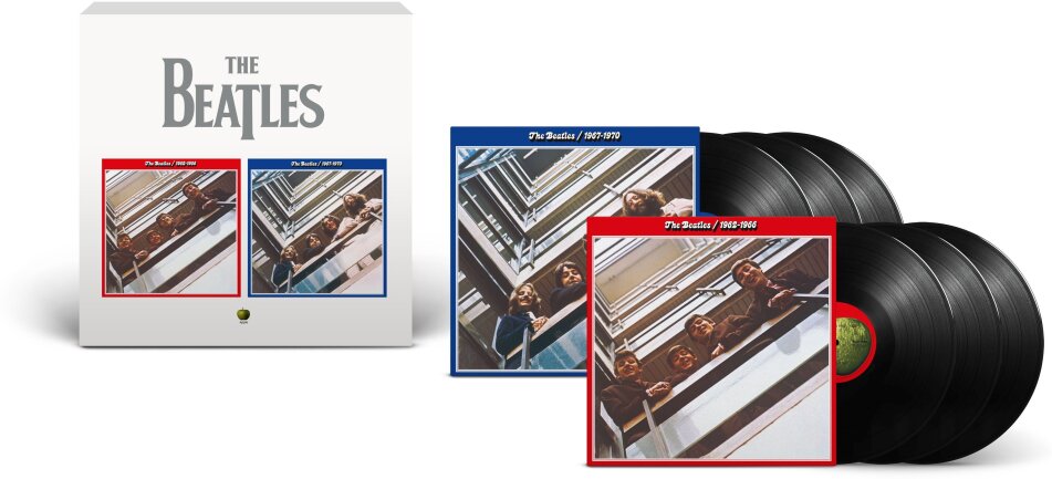 The Beatles - Red & Blue Album (Boxset, 2023 Reissue, 6 LPs)