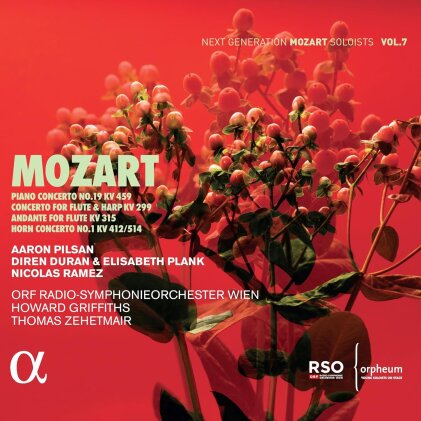 ORF Radio-Symphonieorchester Wien, Wolfgang Amadeus Mozart (1756-1791), Howard Griffiths, Thomas Zehetmair, … - Piano Concerto No. 19 Kv 459 / Concerto For Flute & Harp Kv 299