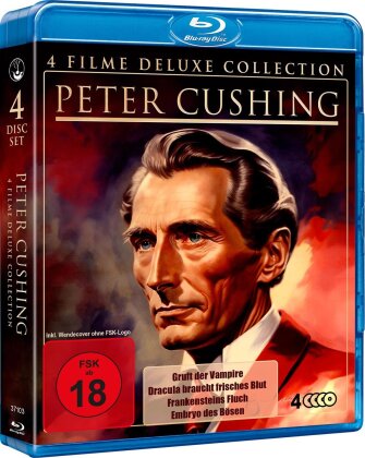 Peter Cushing - 4 Filme Deluxe Collection (4 Blu-rays)