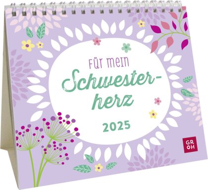 Mini-Kalender 2025 - Für mein Schwesterherz
