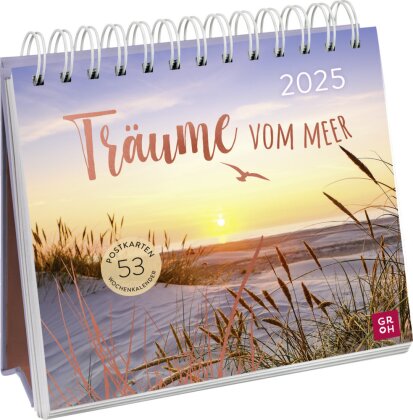 Postkartenkalender 2025 - Träume vom Meer