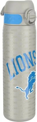 NFL - Detroit Lions - Auslaufsichere schlanke Wasserflasche, Edelstahl, 600ml