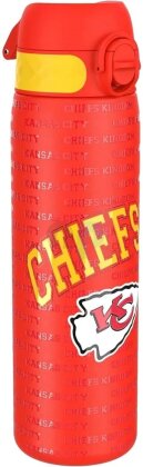 NFL - Kansas City Chiefs - Auslaufsichere schlanke Wasserflasche, Edelstahl, 600ml