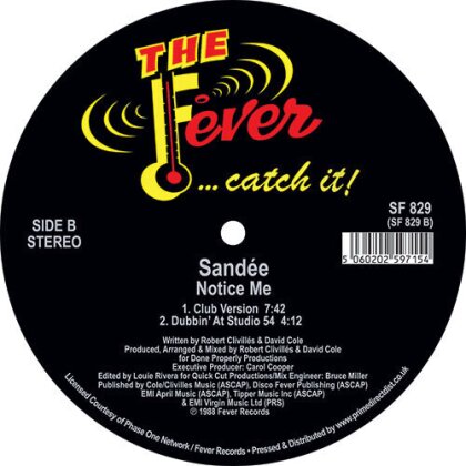 Sandee - Notice Me (12" Maxi)