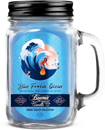 Beamer Candles Co Blue F#*in Ocean