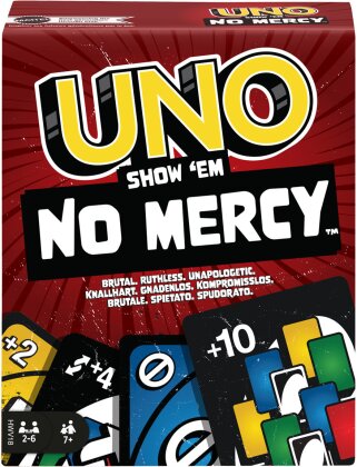UNO No Mercy - ab 7 Jahren. 2-6 Spieler