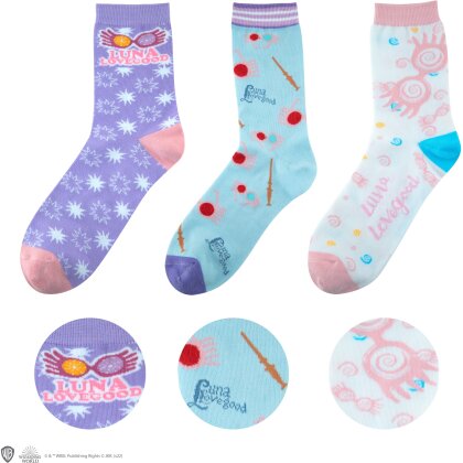 Harry Potter - Luna Lovegood Socken [3 Paare] - Grösse M
