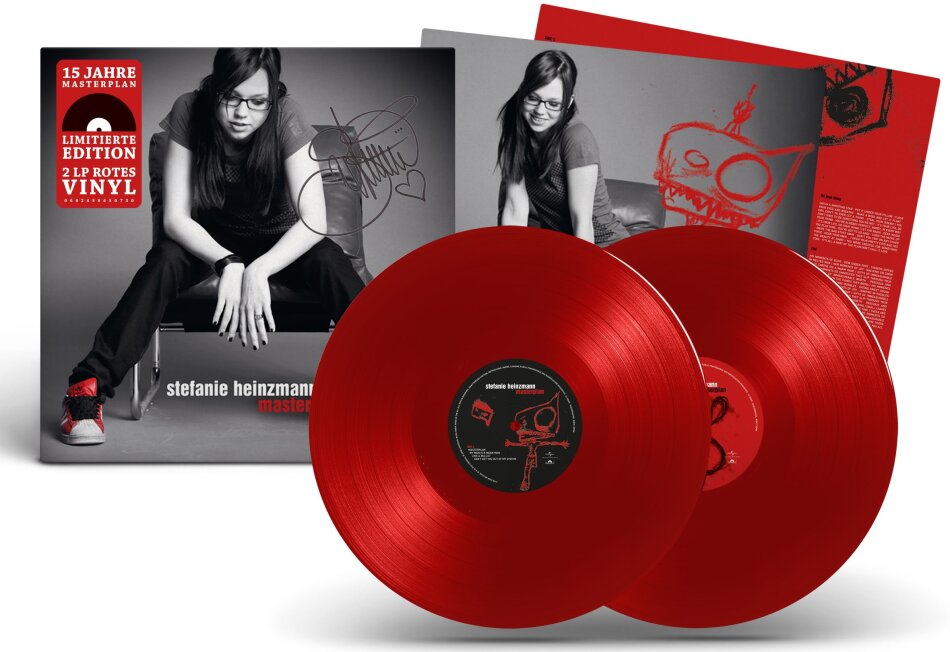 Stefanie Heinzmann - Masterplan (2023 Reissue, Édition 15ème Anniversaire, Édition Limitée, Rotes Vinyl, 2 LP)