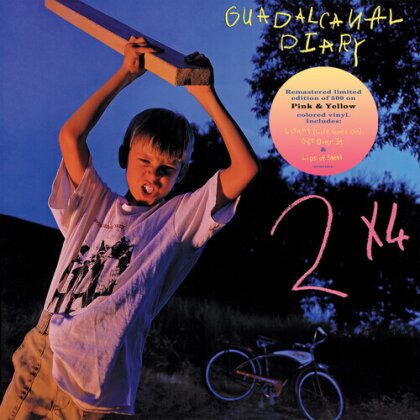 Guadalcanal Diary - 2 X 4 (2024 Reissue, Rubellan Remasters, Remastered, Pink/Yellow Swirl Vinyl, LP)
