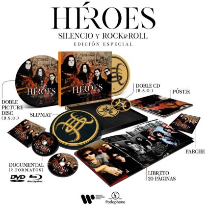 Heroes Del Silencio - Heroes: Silencio Y Rock & Roll (Limited Edition, Picture Disc, 2 LPs + 2 CDs + DVD + Blu-ray)