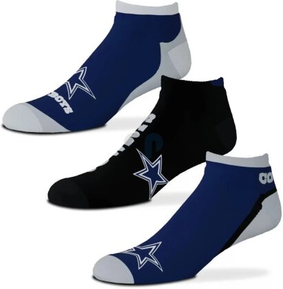 NFL - Dallas Cowboys - Flash Socken - 3er Pack Grösse: L