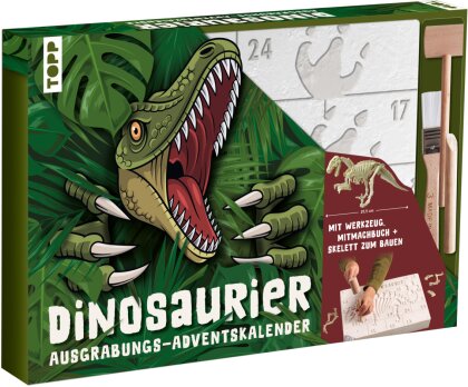 Dinosaurier - Der Ausgrabungs-Adventskalender. 24 coole Überraschungen zum Ausgraben und Entdecken