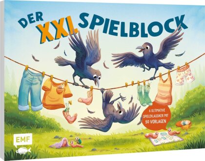 Der XXL-Spiel- und Spaßblock mit 50 Vorlagen - Rabentastisch!