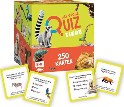 Kartenbox: Das große Quiz - Tiere