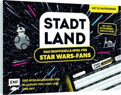 Stadt, Land, das inoffizielle Spiel für Star Wars-Fans - Der Spieleklassiker für alle Fans von Luke, Leia und Rey