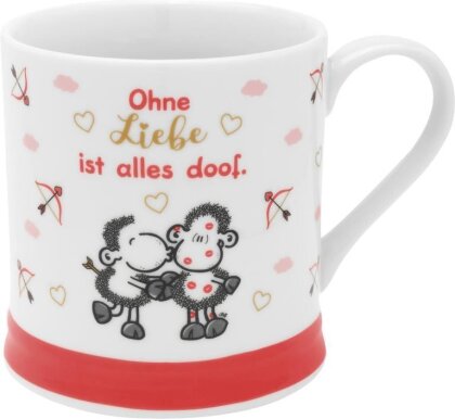 Tasse Motiv "OHNE LIEBE IST ALLES DOOF"