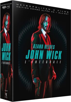 John Wick: Chapter 1-4 - L'intégrale - Les 4 Chapitres (4 4K Ultra HDs + 4 Blu-rays)