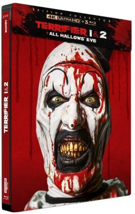 Terrifier 1 & 2 + All Hallow's Even (Collector's Edition Limitata, Steelbook, 3 Blu-ray + 4K Ultra HD)