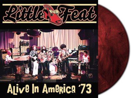 Little Feat - Alive In America (2023 Reissue, Renaissance, Red Marble Vinyl, 3 LPs)