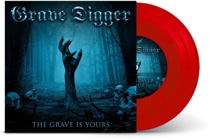 Grave Digger - The Grave Is Yours (Transparent Red Vinyl, 7" Single)