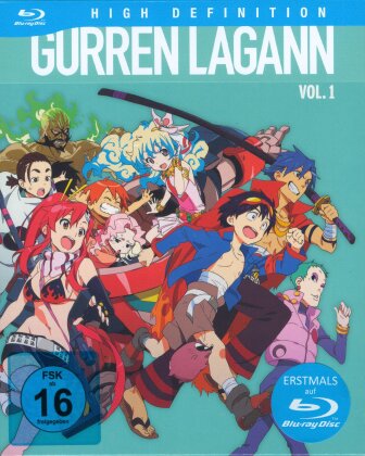 Gurren Lagann - Vol. 1 (Étui, Digipack, 2 Blu-ray)