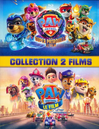PAW Patrol: La Super Patrouille - Le Film (2023) / PAW Patrol: Le Film - La Pat' Patrouille (2021) - Collection 2 Films (2 Blu-rays)
