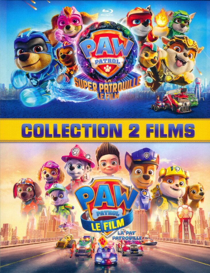 Pat' Patrouille: Collection 2 Films - PAW Patrol: The Mighty Movie (2023) /  PAW Patrol: The Movie (2021) (2 DVD) 