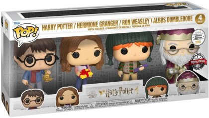 Pack de 4 - Holiday - Harry Potter - POP Movie - 9 cm