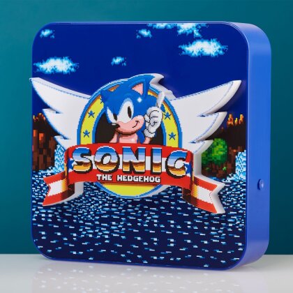 Offizielle Sonic 3D Tischlampe / Wandleuchte