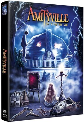 Amityville Collection 4-8 (Wattiert, Edizione Limitata, Mediabook, 3 Blu-ray + 3 DVD)