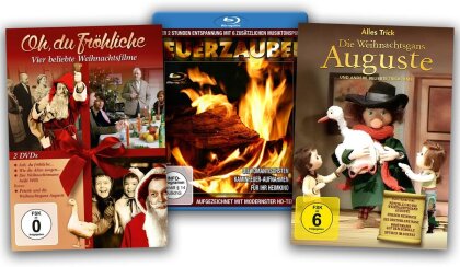 Oh, du Fröhliche... / Die Weihnachtsgans Auguste / Feuerzauber - Weihnachts-Special (Blu-ray + 3 DVDs)