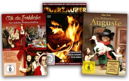 Oh, du Fröhliche... / Die Weihnachtsgans Auguste / Feuerzauber - Weihnachts-Special (4 DVDs)