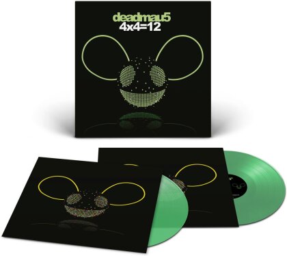 Deadmau5 - 4x4=12 (2024 Reissue, Virgin Records, Édition Limitée, Transparent Green Vinyl, 2 LP)