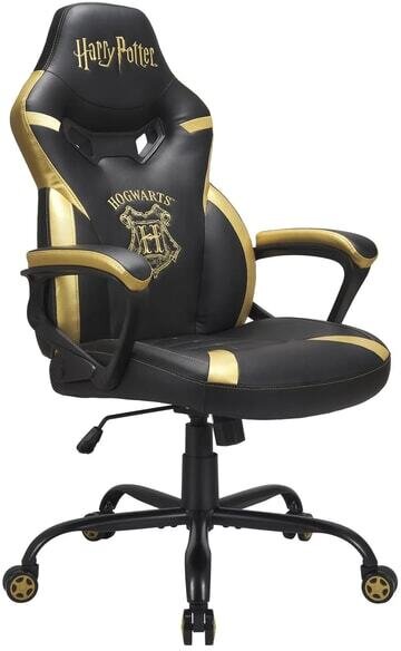 Subsonic - Harry Potter - Chaise Gaming Junior - Poudlard Noir et Or